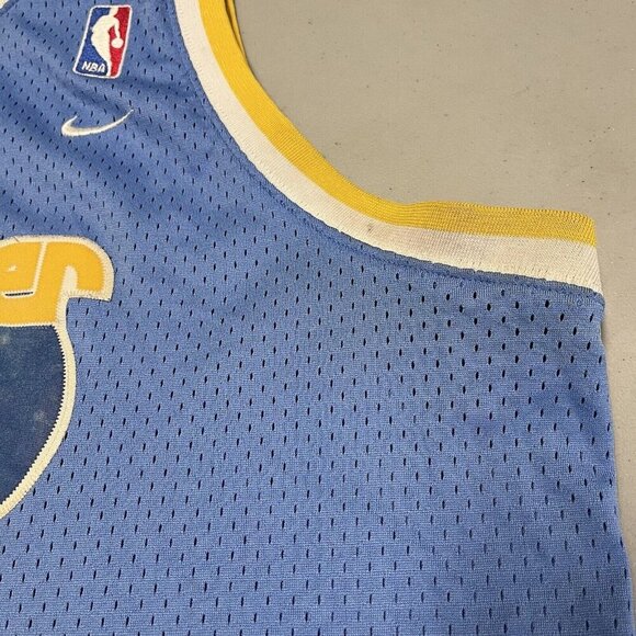 Vintage Denver Nuggets Jersey Carmelo Anthony  Mens 2XL+2 Length Nike Blue - Picture 9 of 16